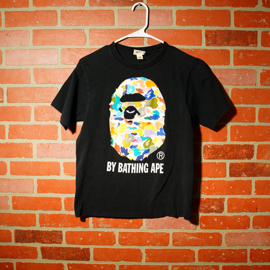 Bape A Bathing Ape Rainbow Ape Head Tee