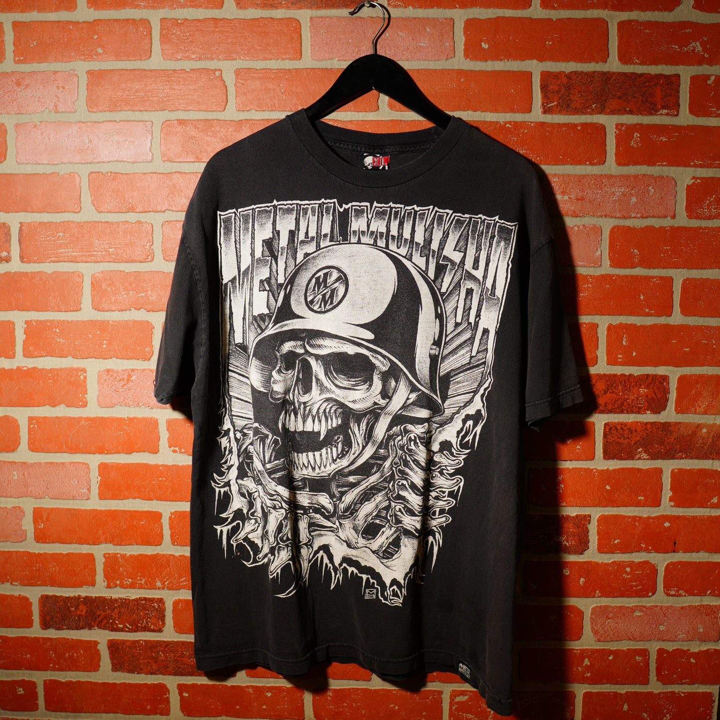 VTG Y2K Metal Mulisha Solider Skull Tee