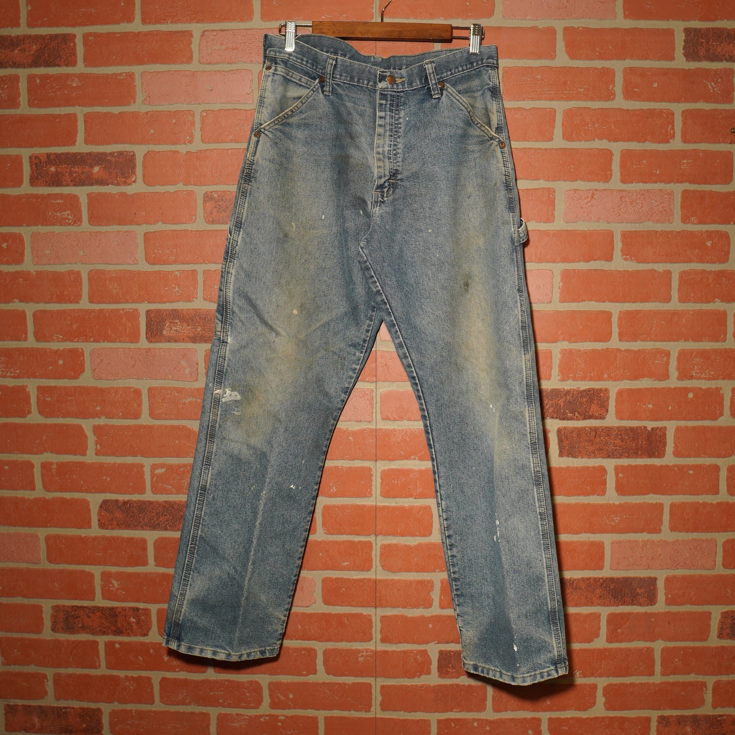 VTG Wrangler Painted Distressed Denim Jeans