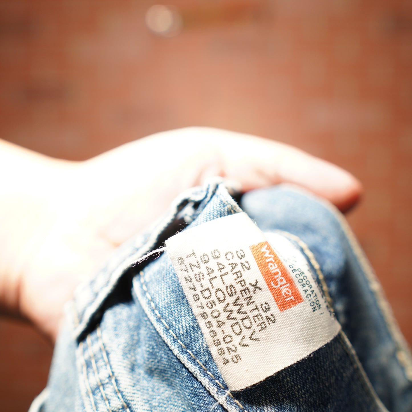 VTG Wrangler Painted Distressed Denim Jeans