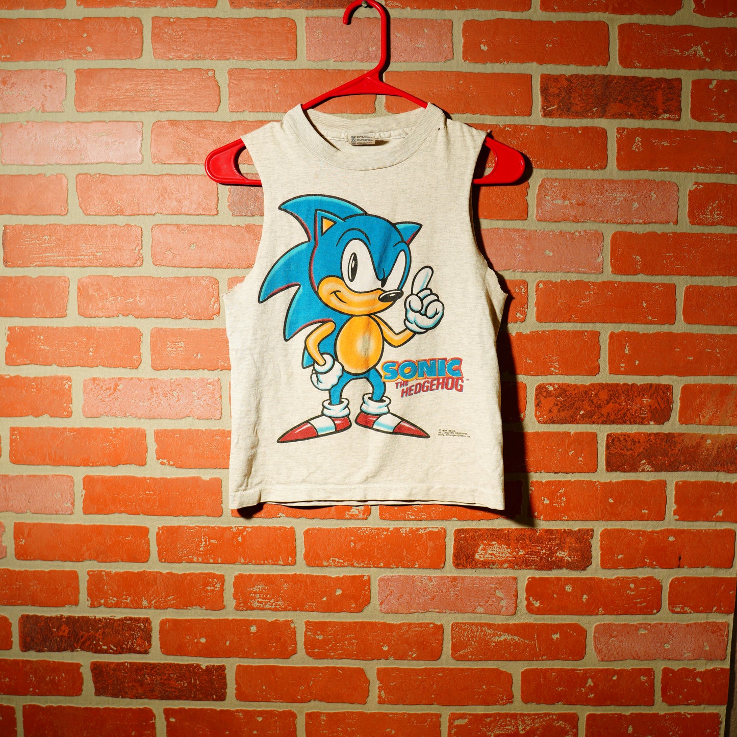 VTG Youth 1994 Sonic The Hedgehog Cut-Off Tee