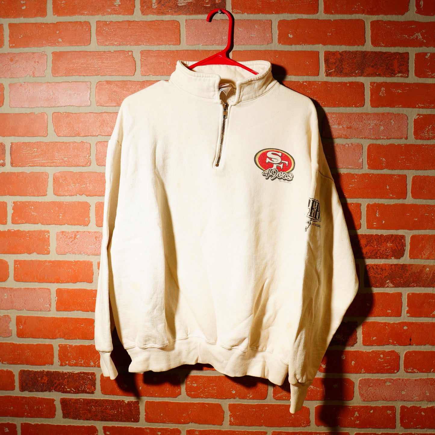 VTG 1996 NFL San Fransisco 49ers Quarter-Zip Sweater