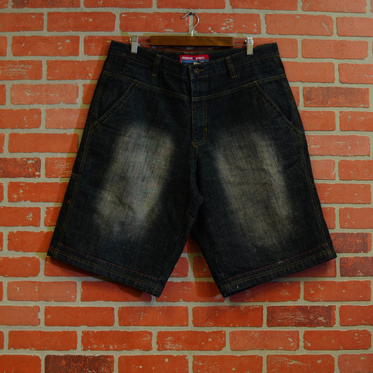 VTG Brooklyn Xpress Denim Jean Shorts