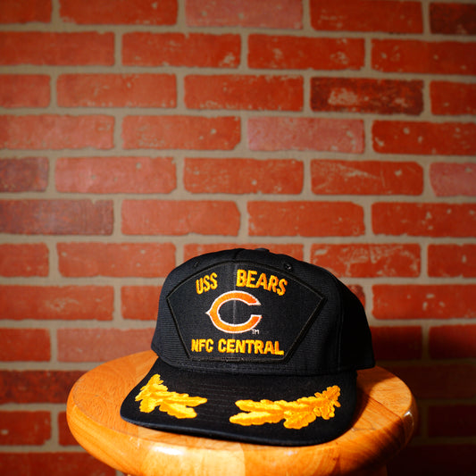 VTG NFL Chicago Bears NFC Central Navy Snapback Hat