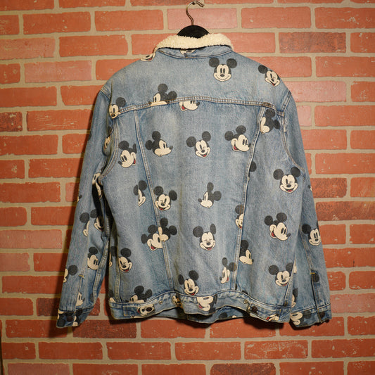 Levis X Disney Mickey AOP Denim Jeans Jacket
