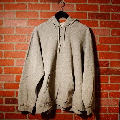 VTG Nike Grey Center Swoosh Hoodie