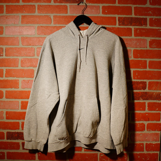 VTG Nike Grey Center Swoosh Hoodie