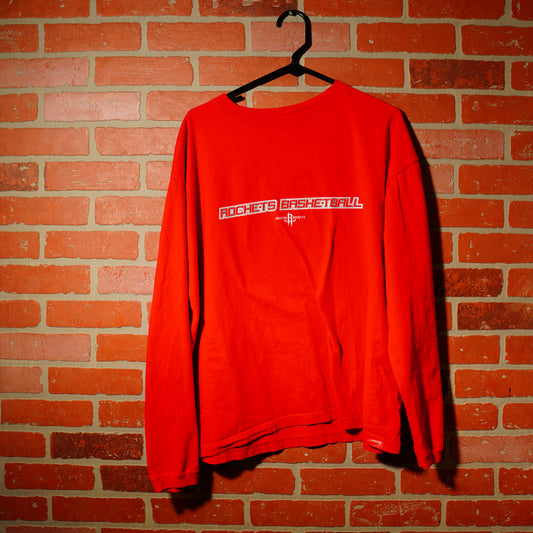 VTG NBA Houston Rockets Basketball L/S Tee