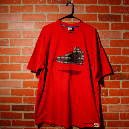 VTG Nike Air Force 1 Red Tee