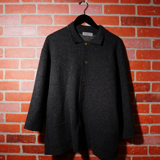 Yohji Yamamoto Wool Button-Up Jacket