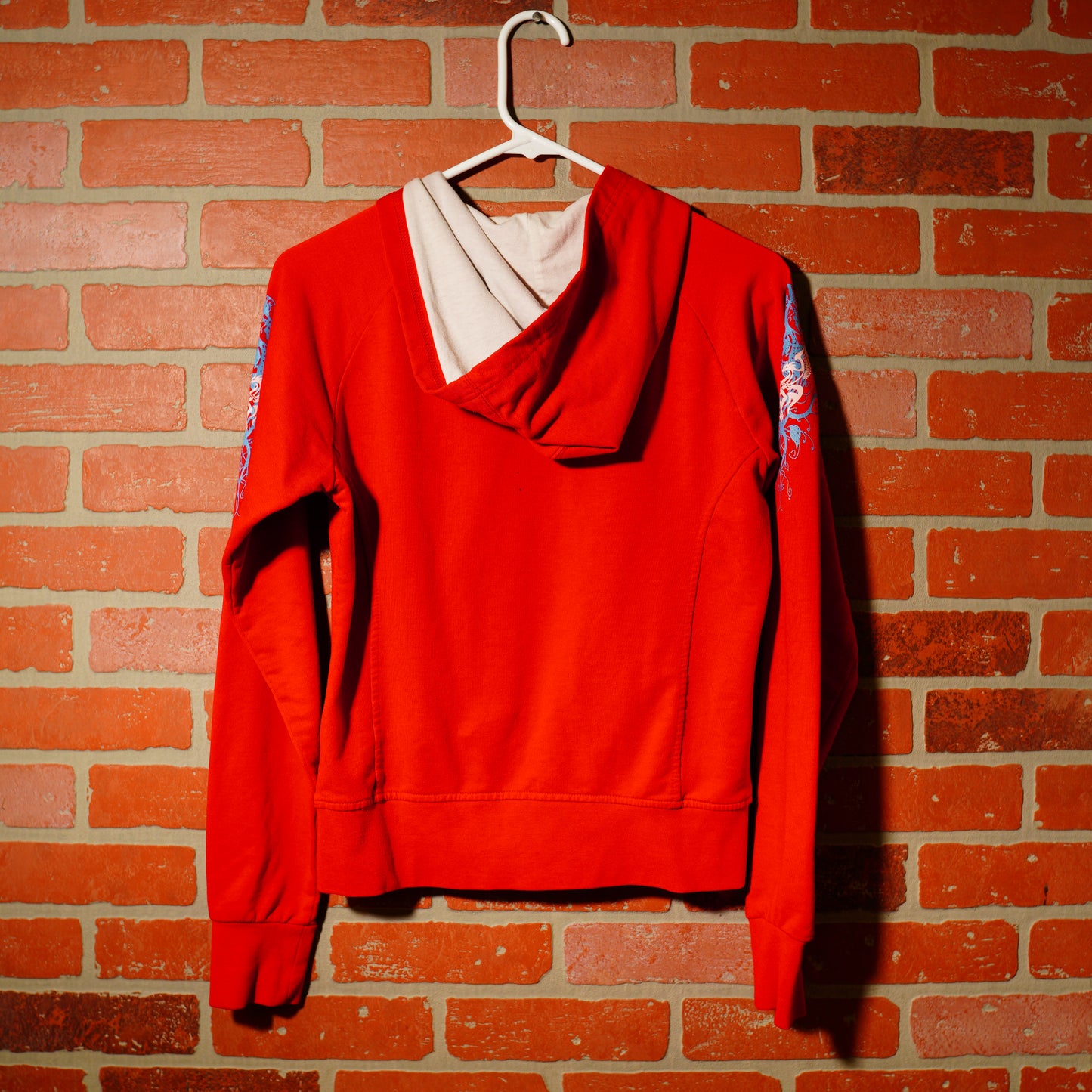 VTG Y2K Red Zip-Up Hoodie