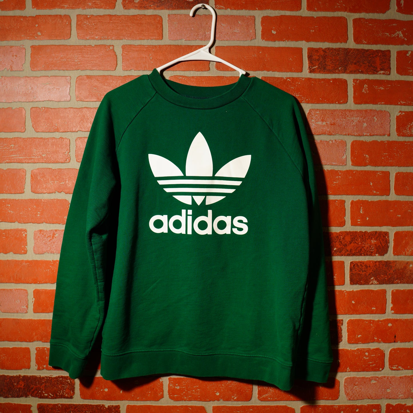 Adidas Green Crewneck