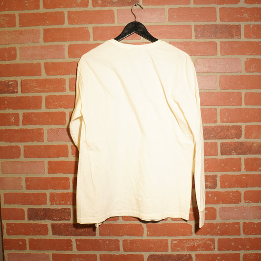 VTG Polo Sport Crest Logo L/S White Tee