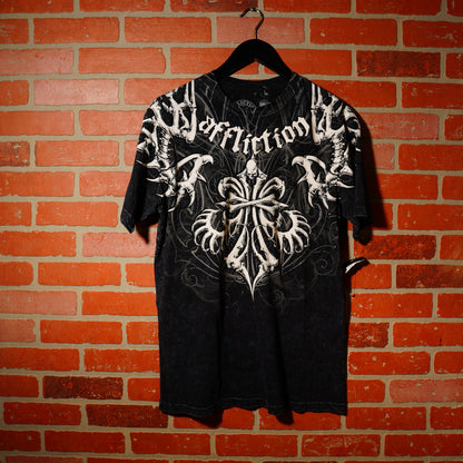 VTG Y2K Affliction Skull/Crosses Tee