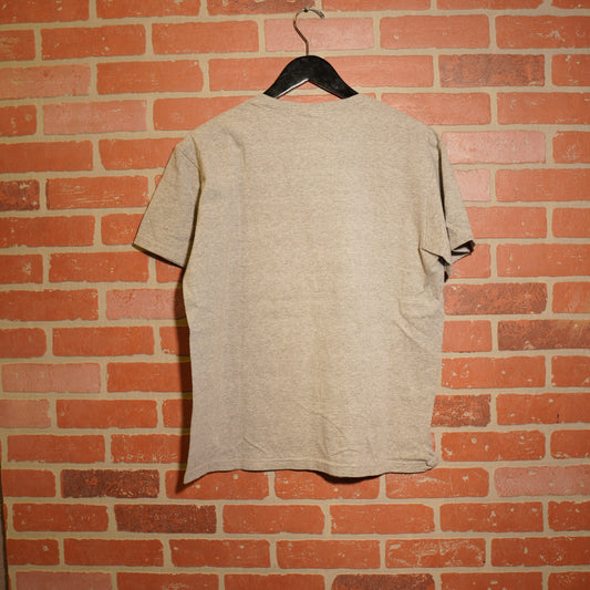 VTG Polo Sport Red Stripe Grey Tee