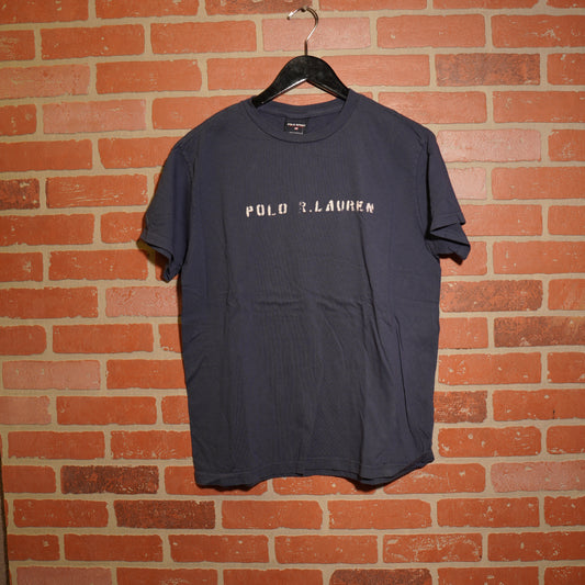 VTG Polo Sport Spray Paint Navy Tee