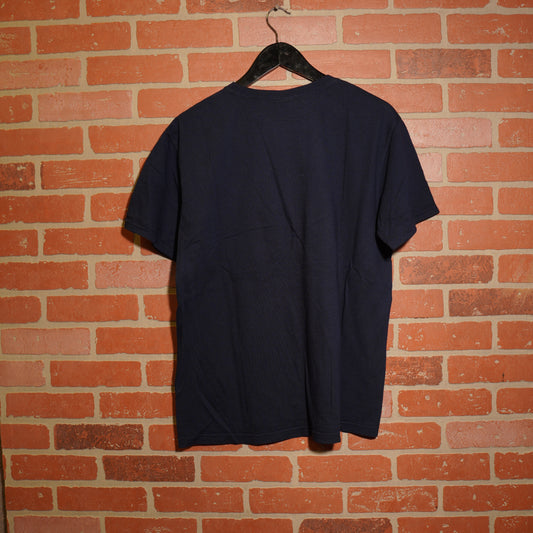 VTG Polo Sport Polo Yellow Logo Navy Tee