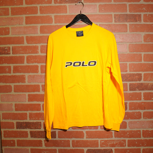 VTG Polo Sport Polo Yellow L/S Tee