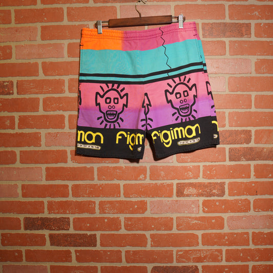 VTG Y2K Figiman Surf Shorts