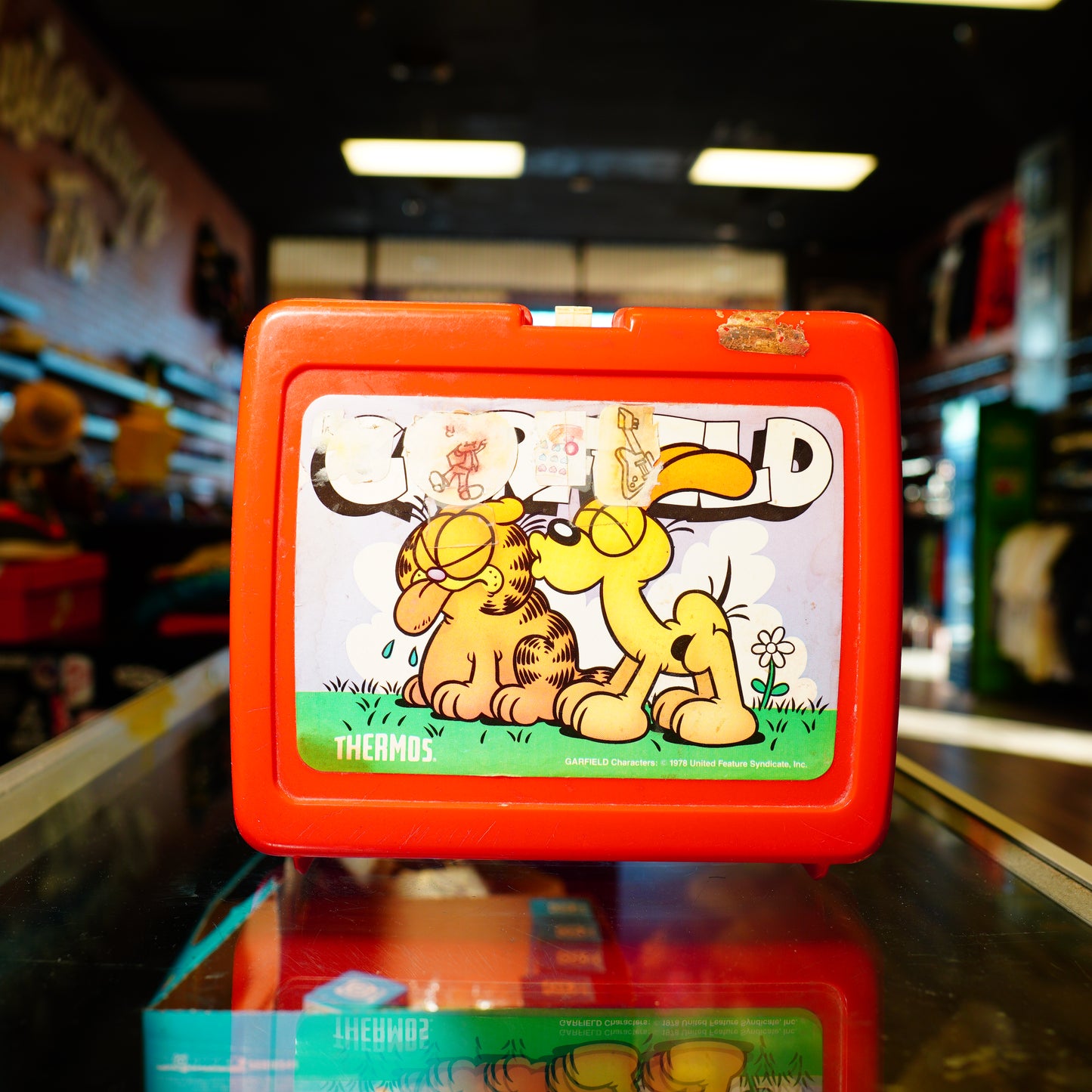 VTG 1978 Garfield Thermos Lunch Box