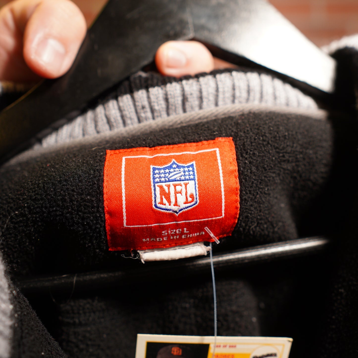 VTG NFL Oakland Raiders Quarter-Zip Jacket