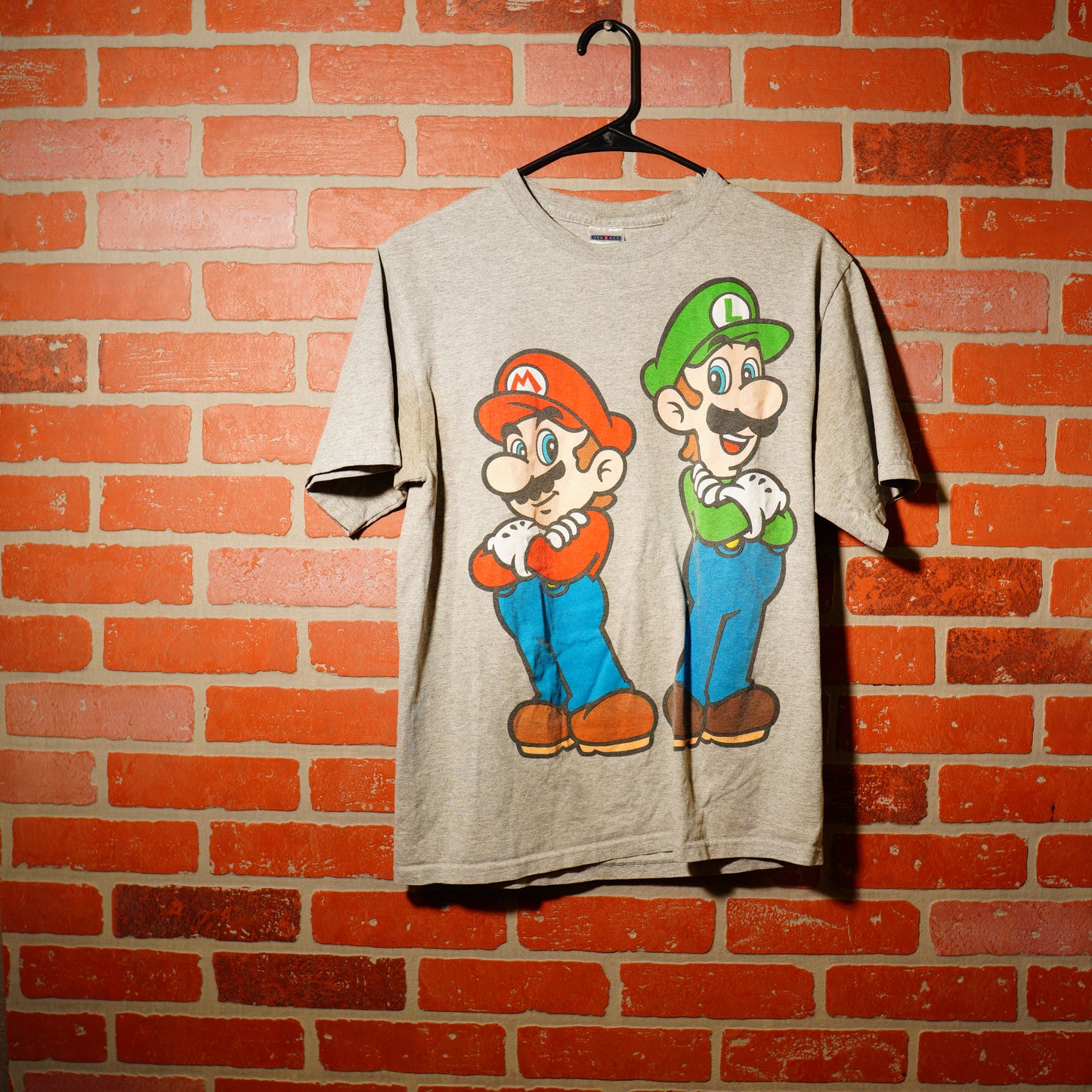 VTG Mario Brothers Grey Tee