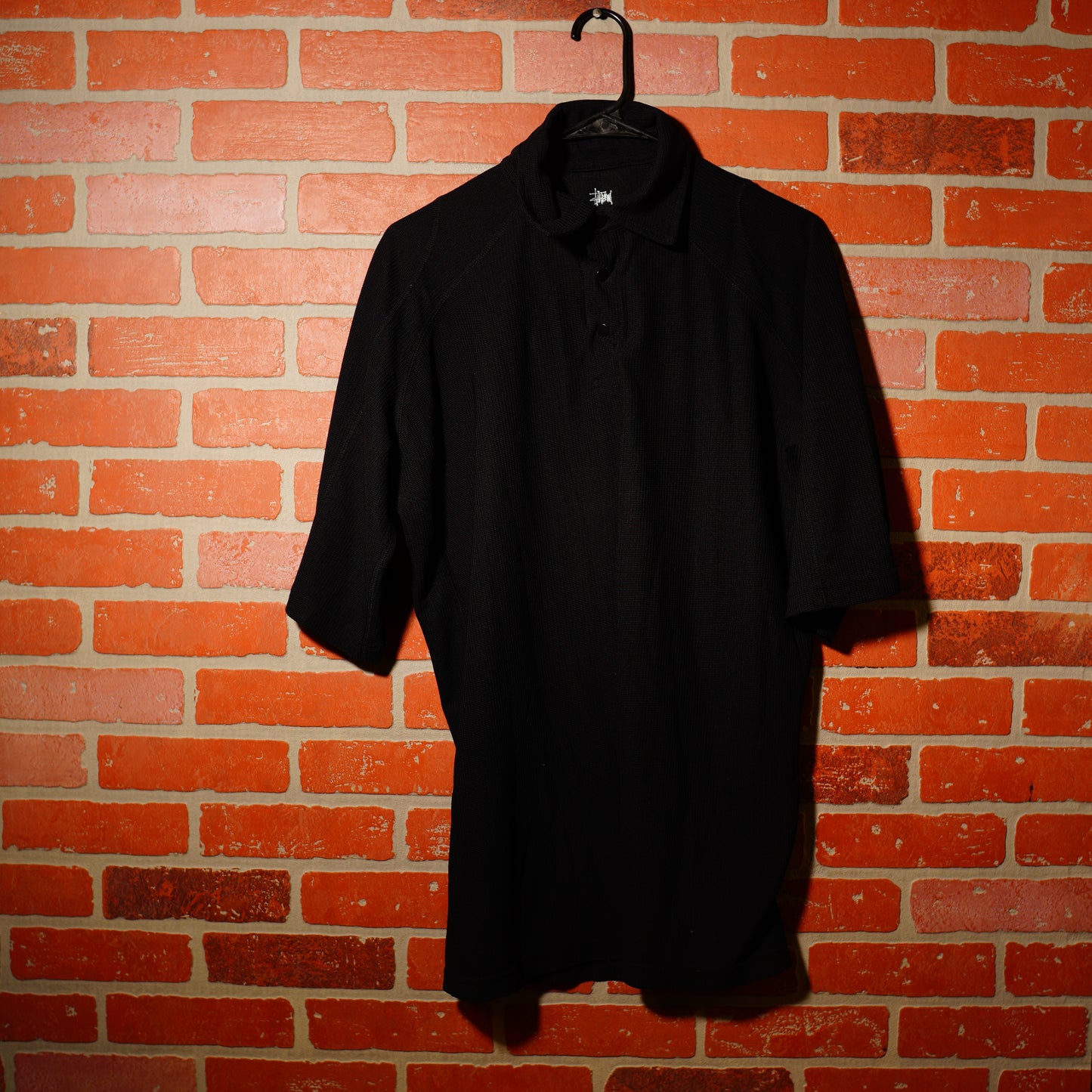 Stussy Waffle Polo Shirt