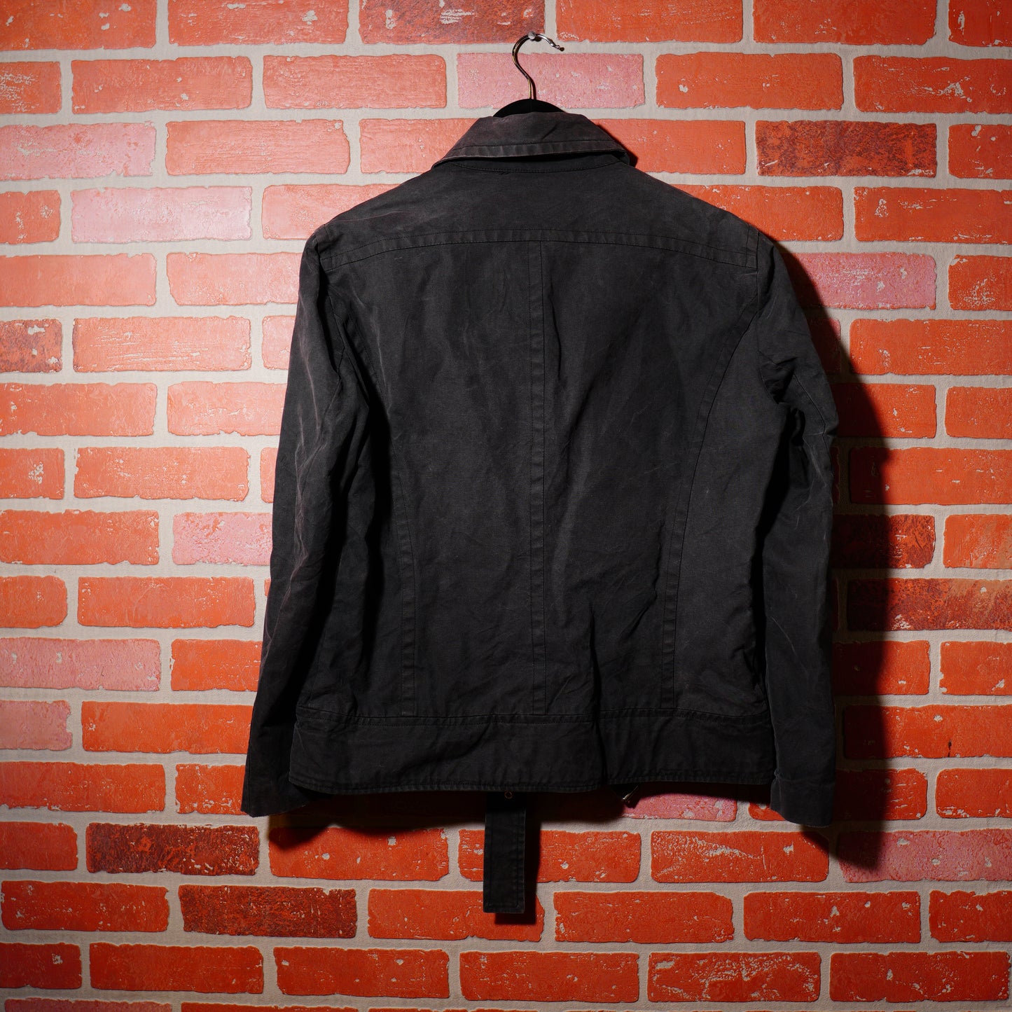 A.P.C. Zip-Up Black Biker Type Jacket