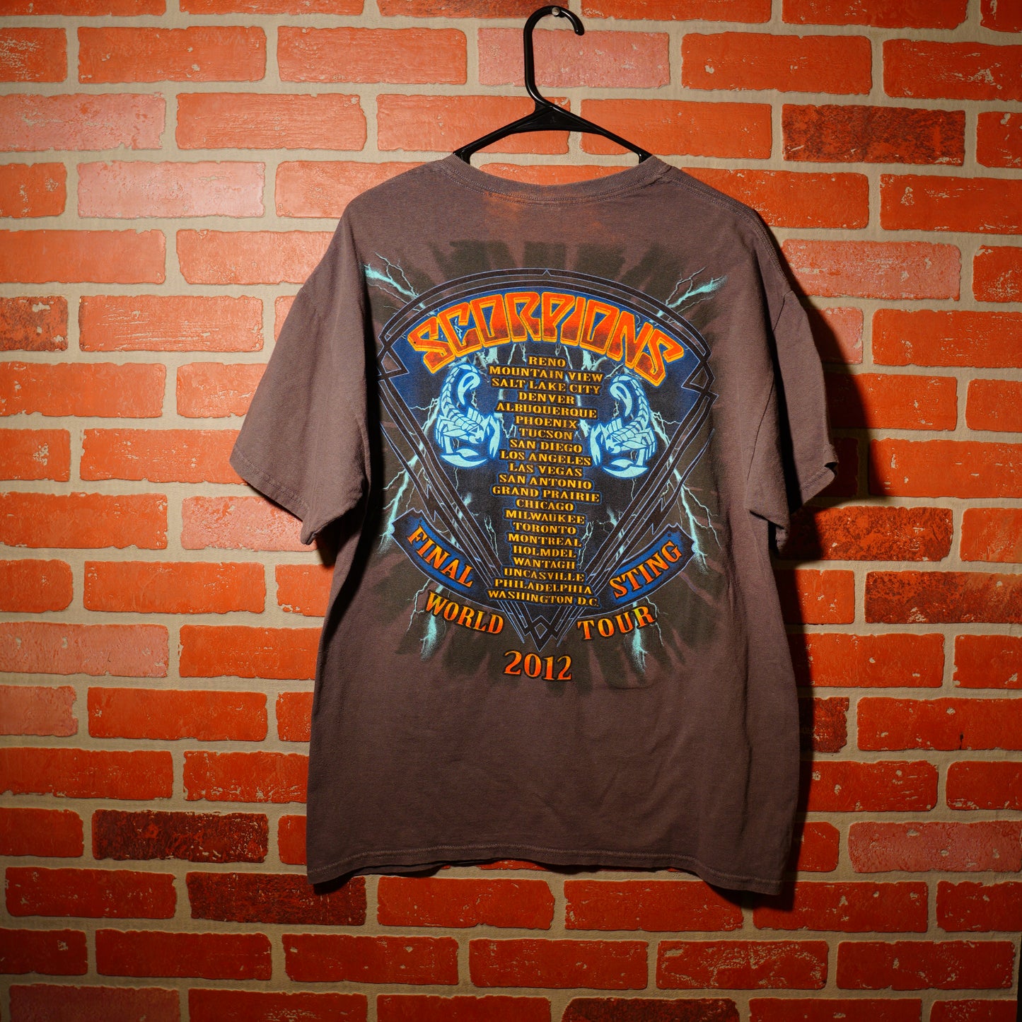 2012 Scorpions World Tour Tee