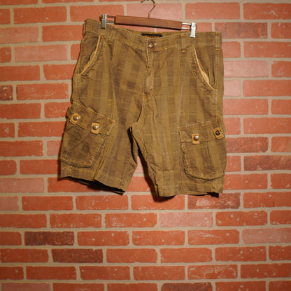 VTG Blue Gear Cargo Shorts