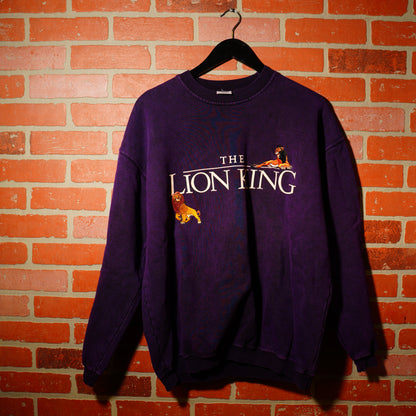 VTG The Lion King Purple Crewneck