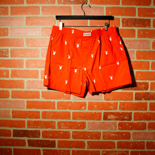 Pleasures X Playboy Red Shorts