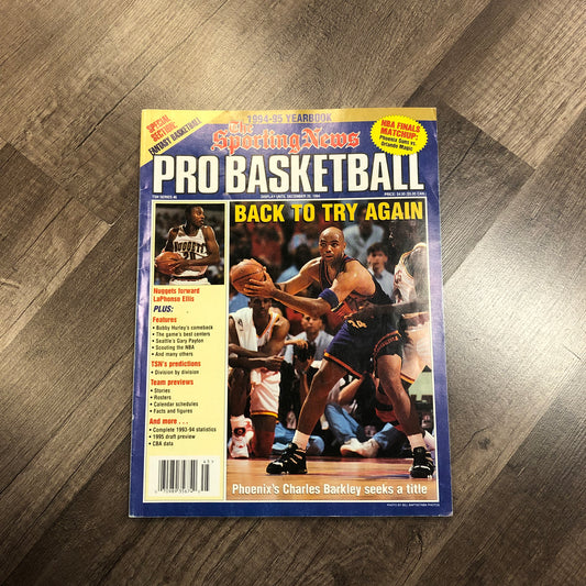 1995 Sporting News Pro Basketball Magazine