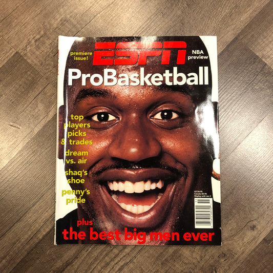 ESPN Premiere Issue Shaq Magazine