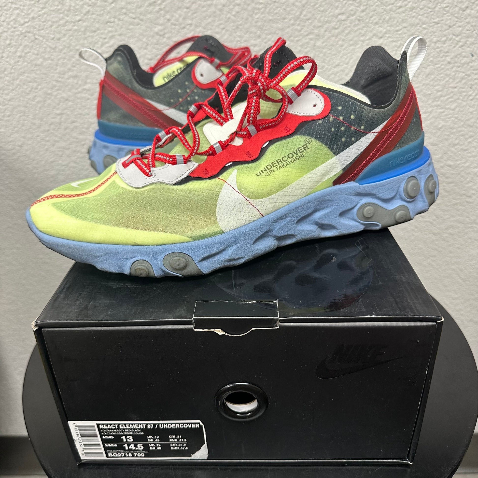 Nike react element 96 uomo marroni shop