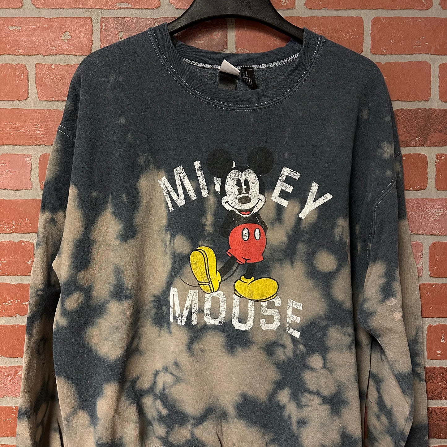 Mickey Mouse Bleach Dyed Grey Crewneck (3)