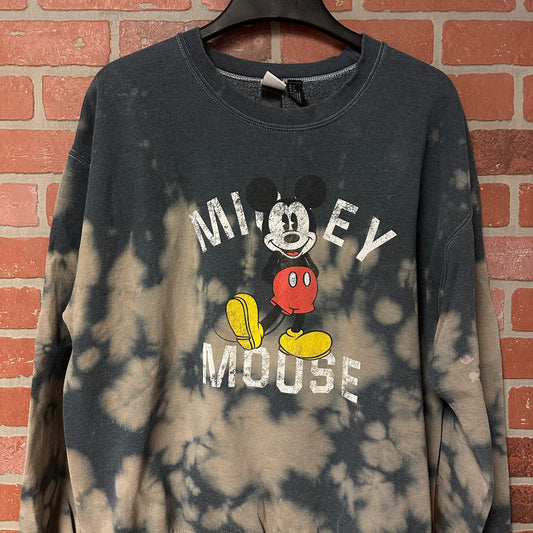 Mickey Mouse Bleach Dyed Grey Crewneck (3)