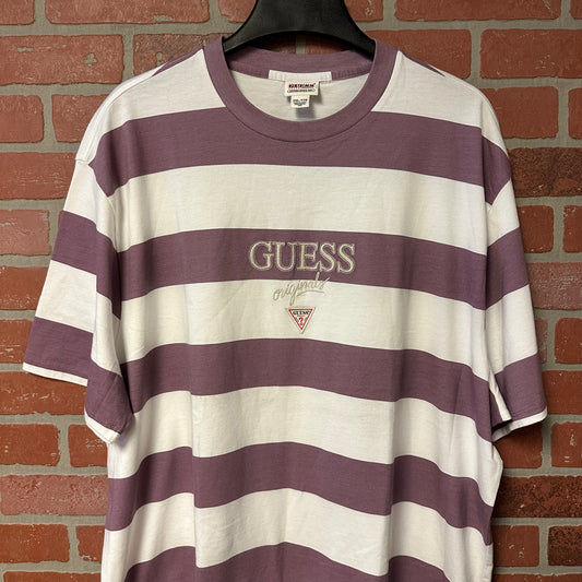 Guess Originals Purple/White Striped Tee (4)