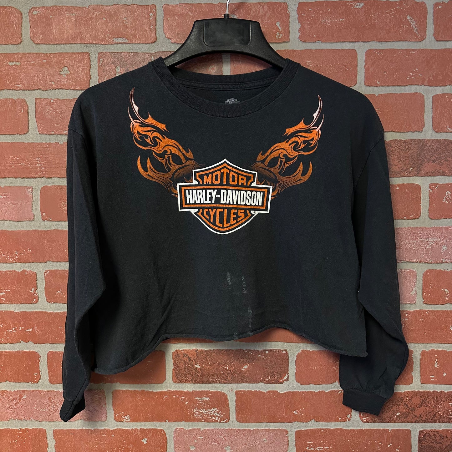 WMNS Harley Davidson Cropped L/S (16)