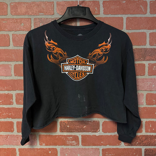 WMNS Harley Davidson Cropped L/S (16)