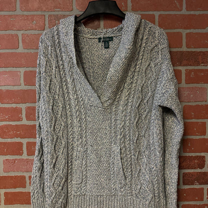 WMNS LRL Ralph Lauren Knit Hoodie (1)