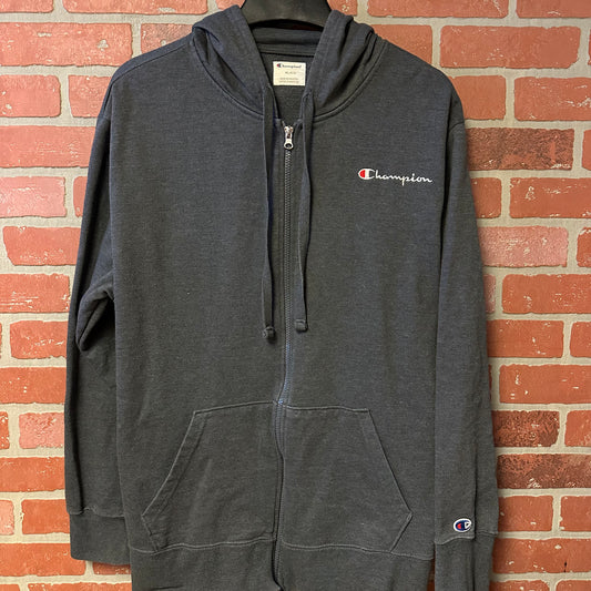 Champion Zip Up Grey Hoodie (1)