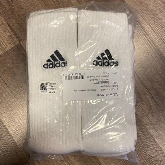 Brand New Adidas Crew Socks Pack x6