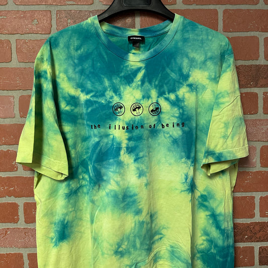 Diesel The Illusion of Being Tye Dye Tee (2)