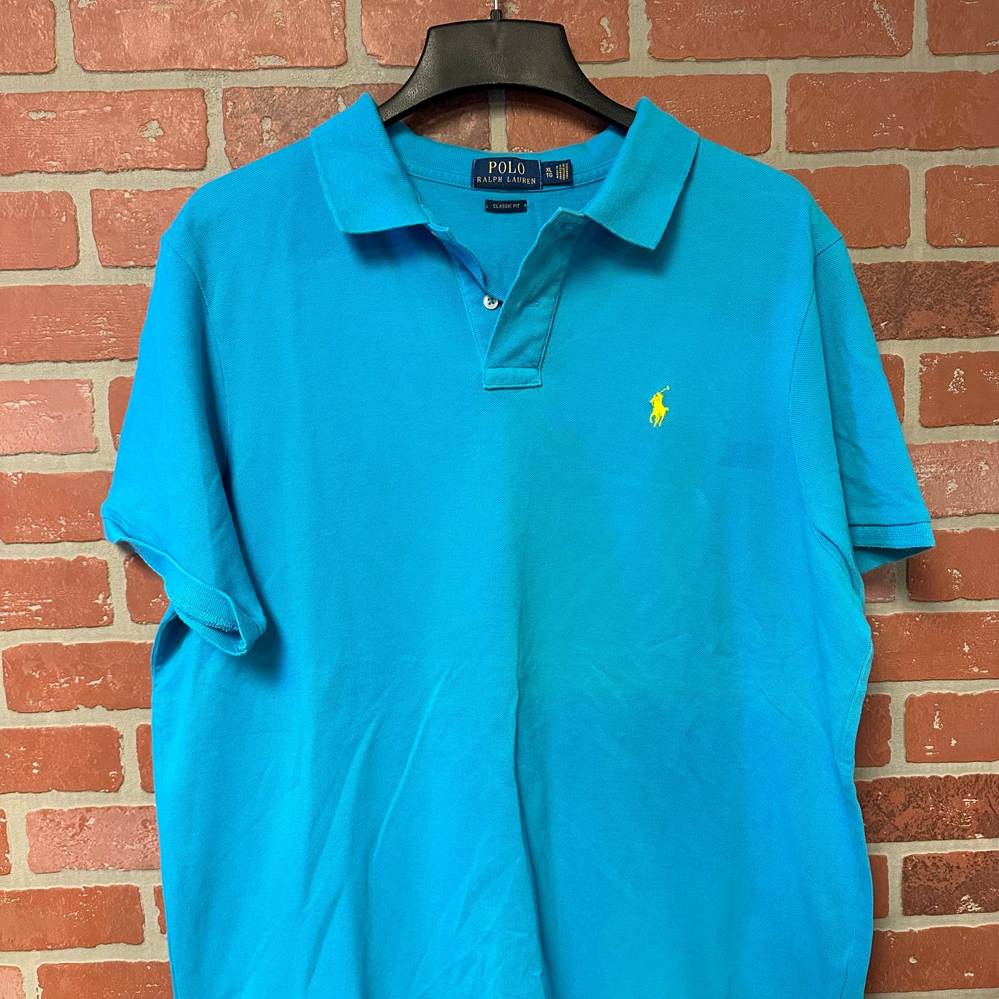 Polo Ralph Lauren Blue Collared Tee (24)