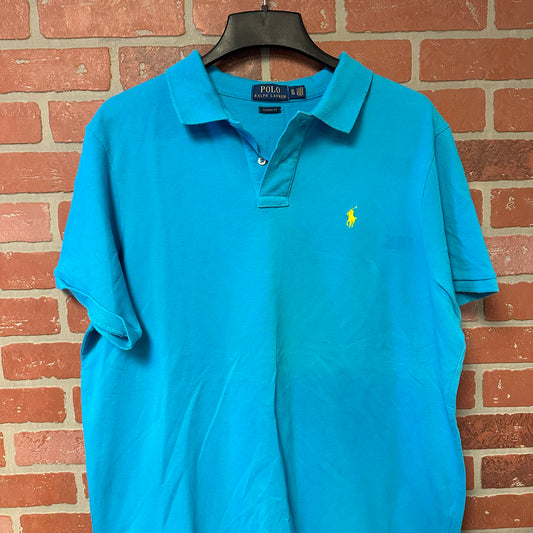 Polo Ralph Lauren Blue Collared Tee (24)