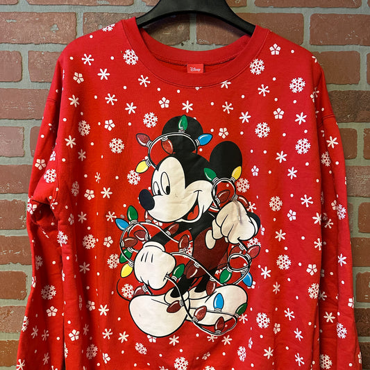 Mickey Mouse Red Christmas Sweater (10)