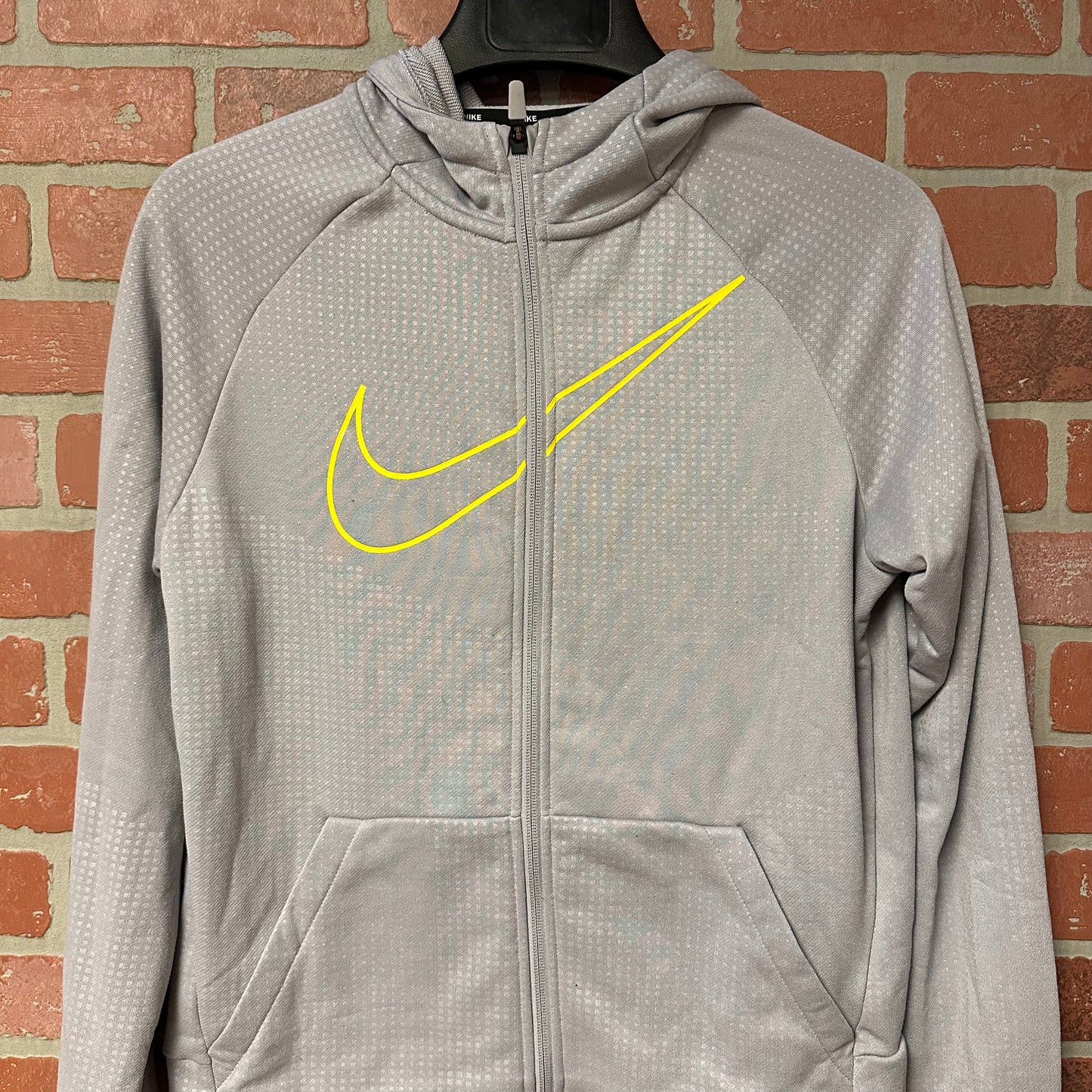 WMNS Nike Grey Zip Up Hoodie (2)