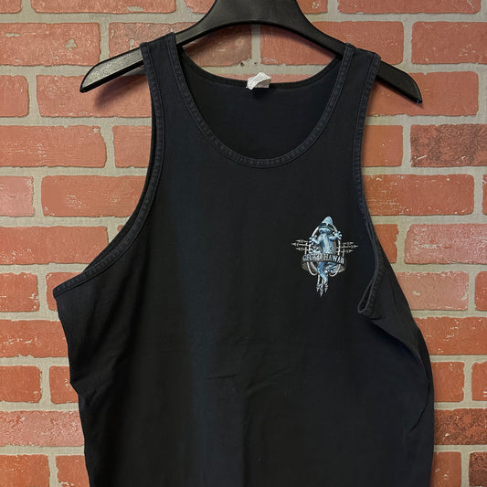 Gecko Hawaii Black Tank Top (13)