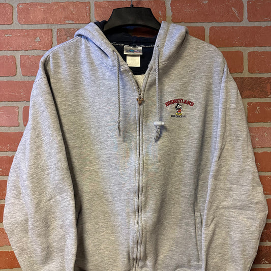 Disneyland Grey Zip Up Hoodie (10)